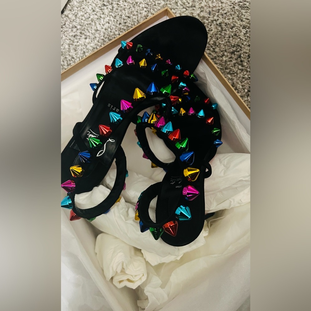 Original Christian louboutin strap high heel size 42
